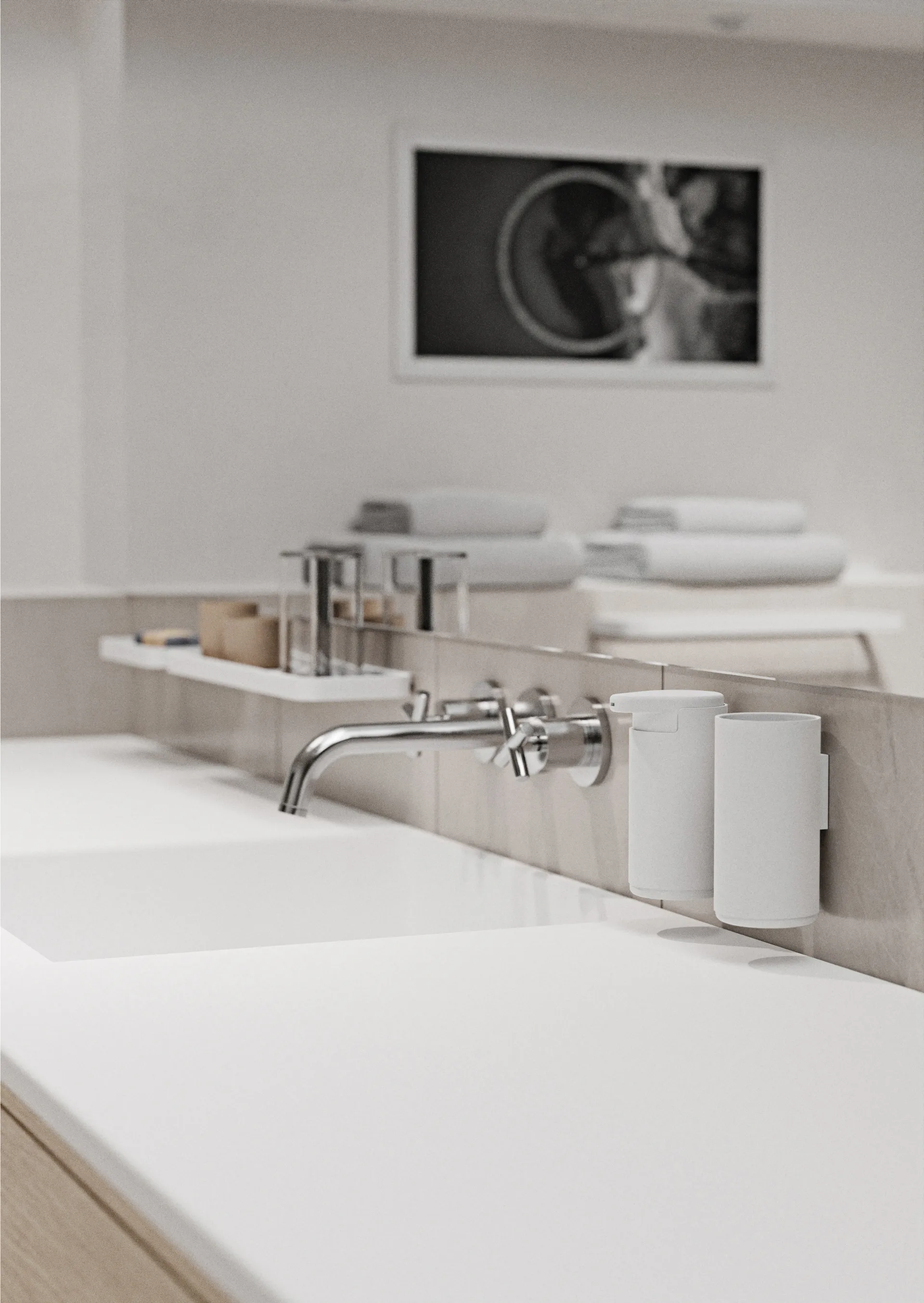 RIM 壁掛け 歯ブラシマグ 13.6 cm, White Zone Denmark | ゾーン デンマーク