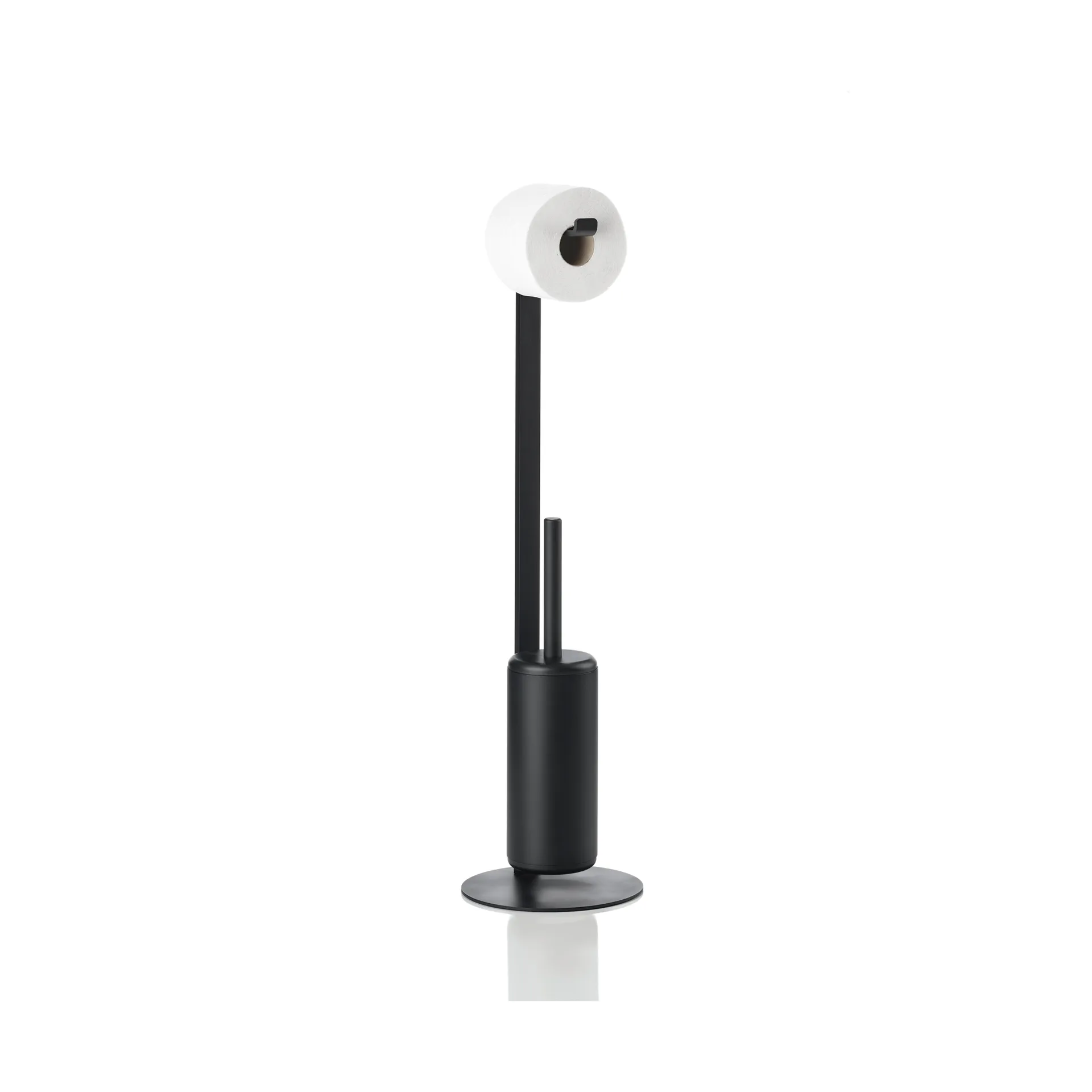 Rim トイレットロールホルダー ブラシ付き, Black Zone Denmark | ゾーン デンマーク