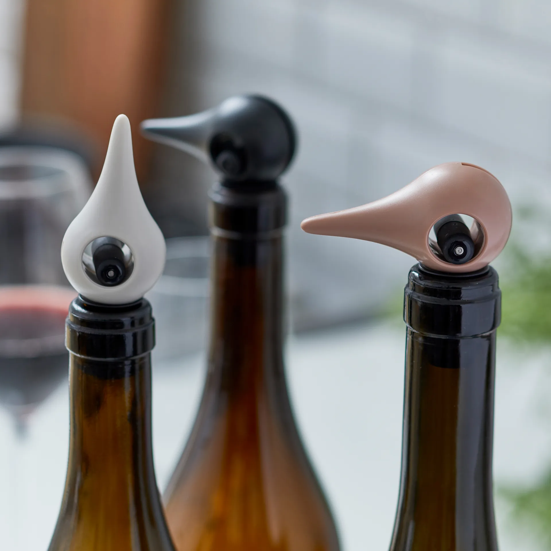 Rocks wine ストッパー 3.2x6.4 cm, warm grey Zone Denmark | ゾーン デンマーク