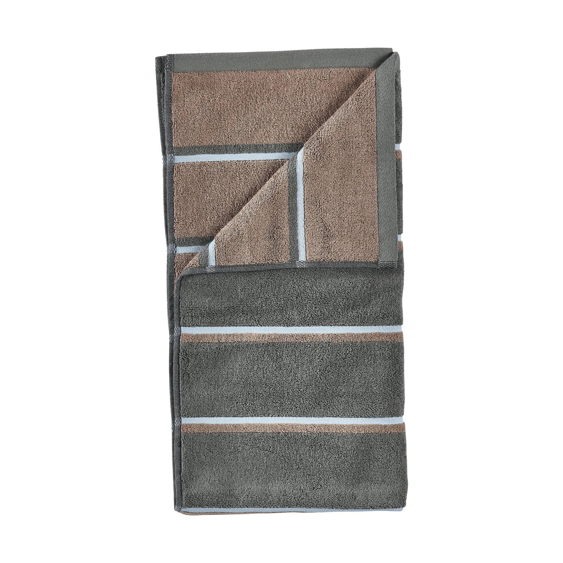 Sauna タオル, Olive green-taupe-blue fog, 50x100 cm Zone Denmark | ゾーン デンマーク