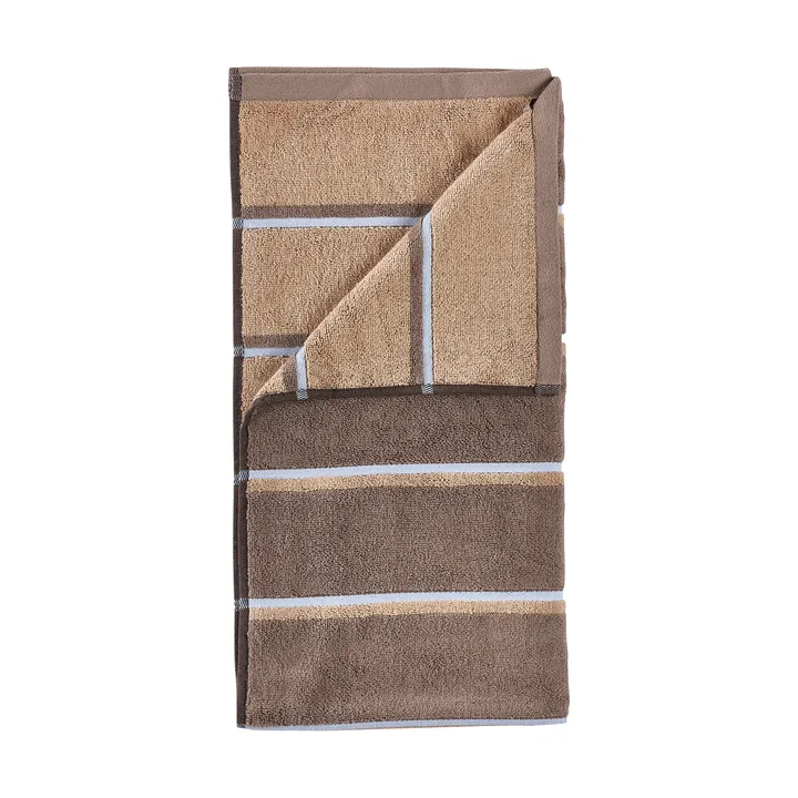 Sauna タオル - Taupe-camel-sky blue, 50x100 cm - Zone Denmark | ゾーン デンマーク