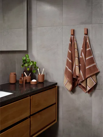 Sauna タオル - Terracotta-camel-lupine, 50x100 cm - Zone Denmark | ゾーン デンマーク