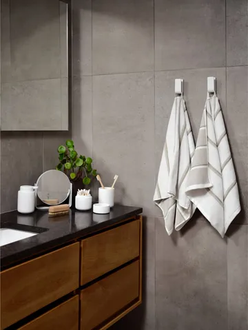 Sauna タオル - White-soft grey-eucalyptus, 50x100 cm - Zone Denmark | ゾーン デンマーク