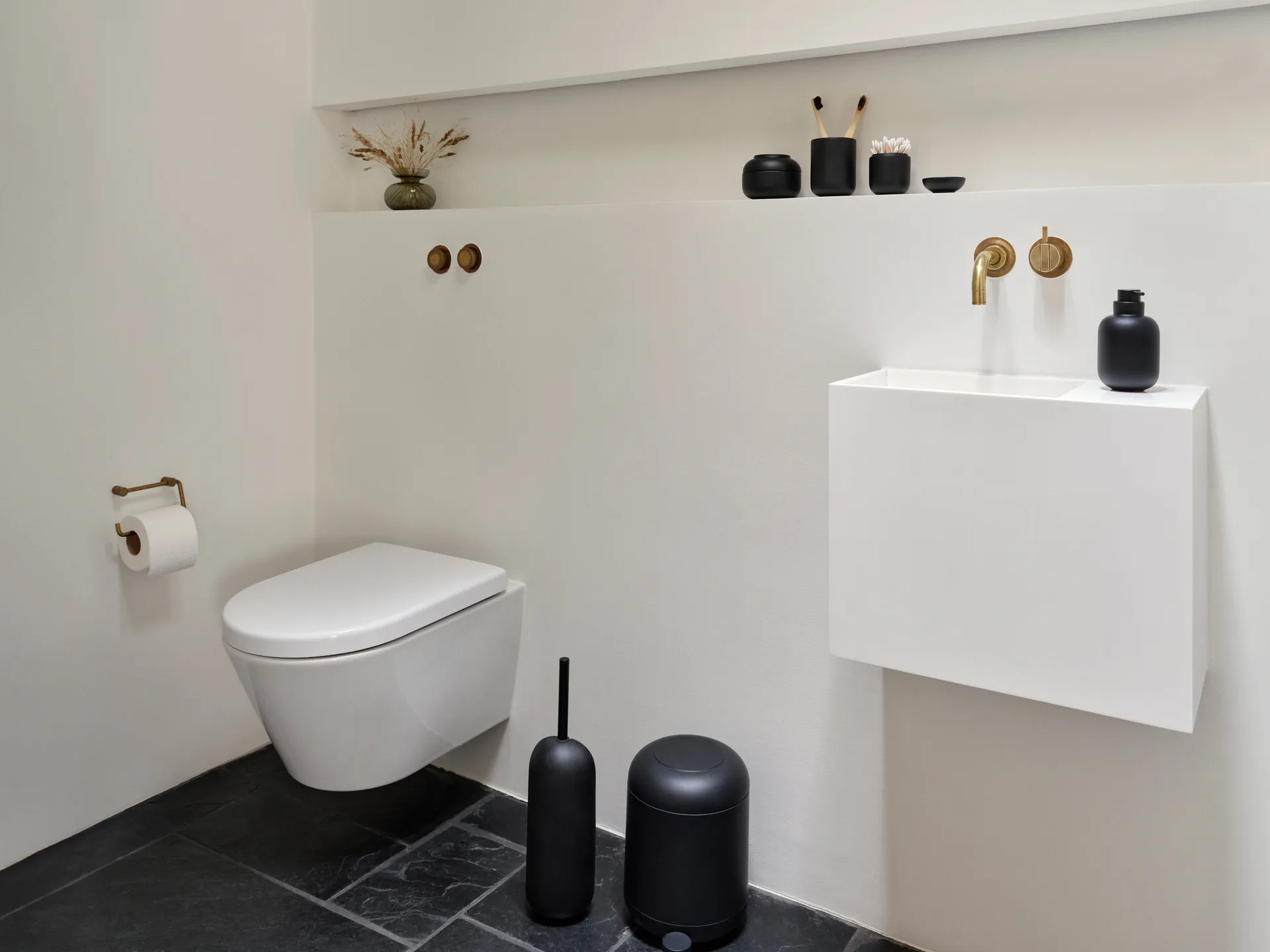 Sensu 蓋付きジャー Ø6.5x9 cm, Black Zone Denmark | ゾーン デンマーク