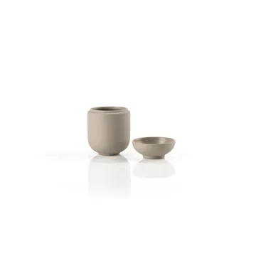 Sensu 蓋付きジャー Ø6.5x9 cm - Taupe - Zone Denmark | ゾーン デンマーク