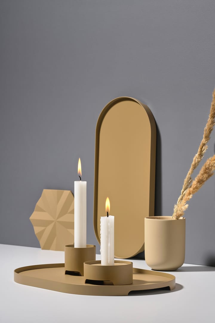 Singles キャンドルスティック Ø9 cm, Khaki Zone Denmark | ゾーン デンマーク