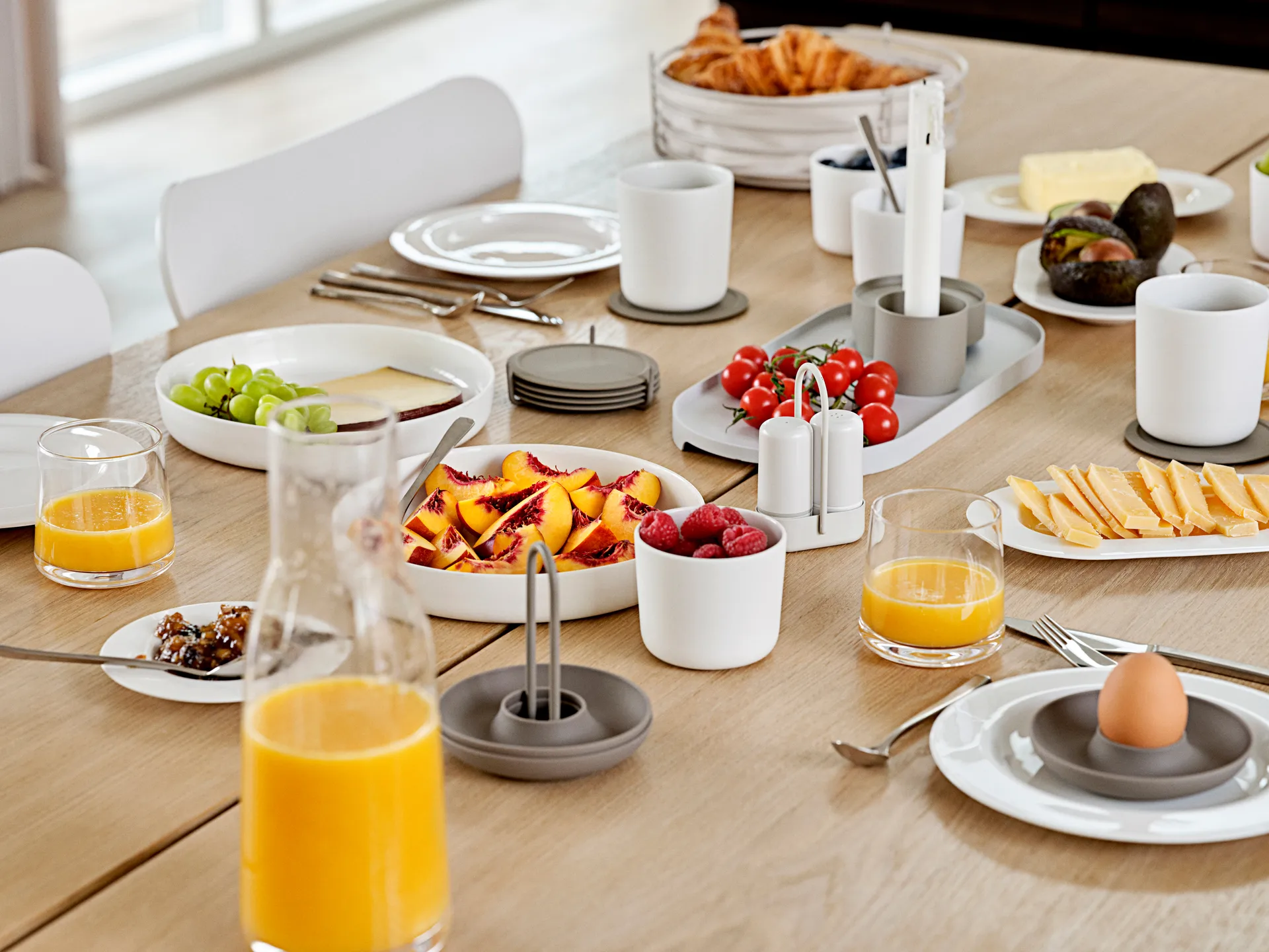 Singles コースター ホルダー付き, Taupe Zone Denmark | ゾーン デンマーク