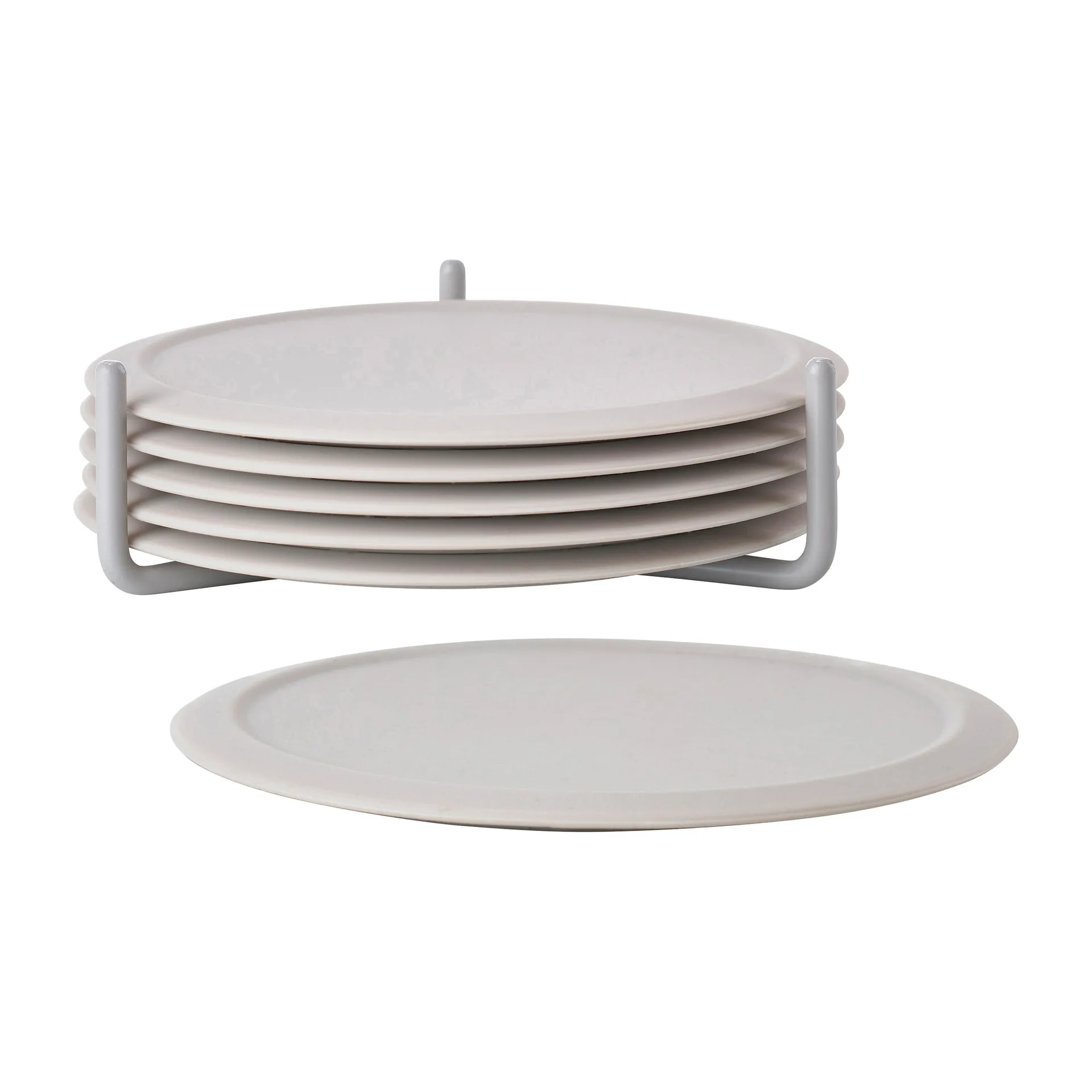 Singles コースター ホルダー付き, Warm grey Zone Denmark | ゾーン デンマーク