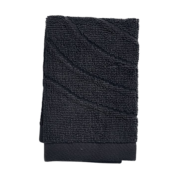 Time ハンドタオル 30x30 cm - Svart - Zone Denmark | ゾーン デンマー��ク