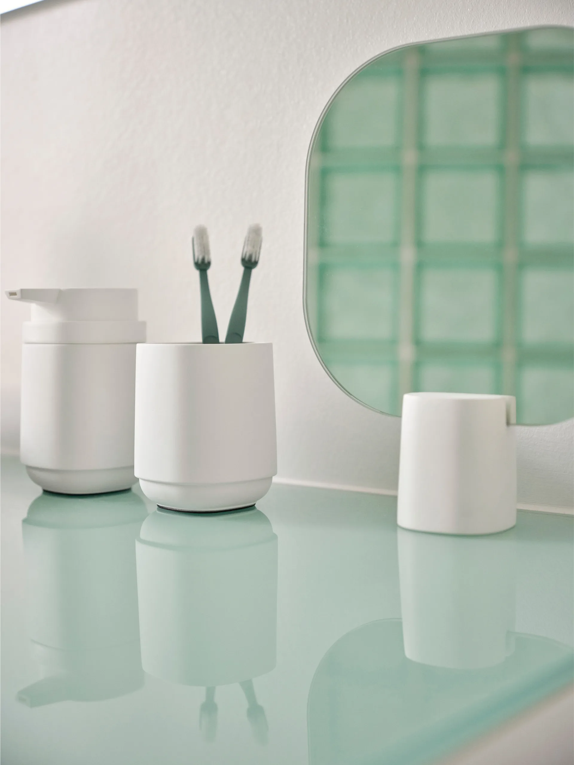 Time 歯ブラシマグ 9.8 cm, White Zone Denmark | ゾーン デンマーク