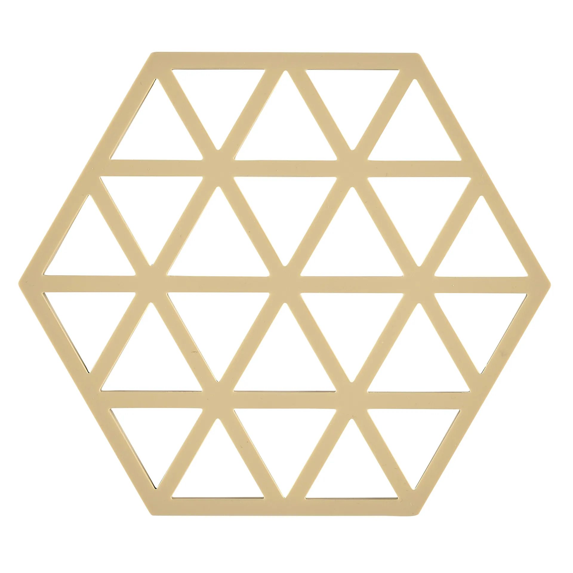 Triangles 鍋敷き 14x16 cm, warm sand Zone Denmark | ゾーン デンマーク