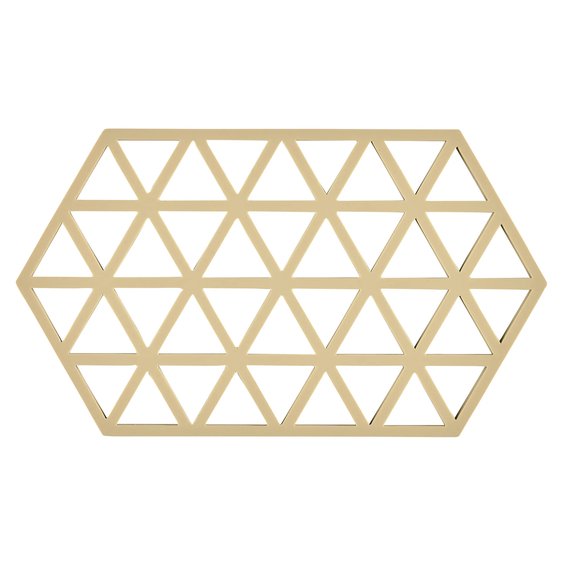 Triangles 鍋敷き 14x24 cm, warm sand Zone Denmark | ゾーン デンマーク