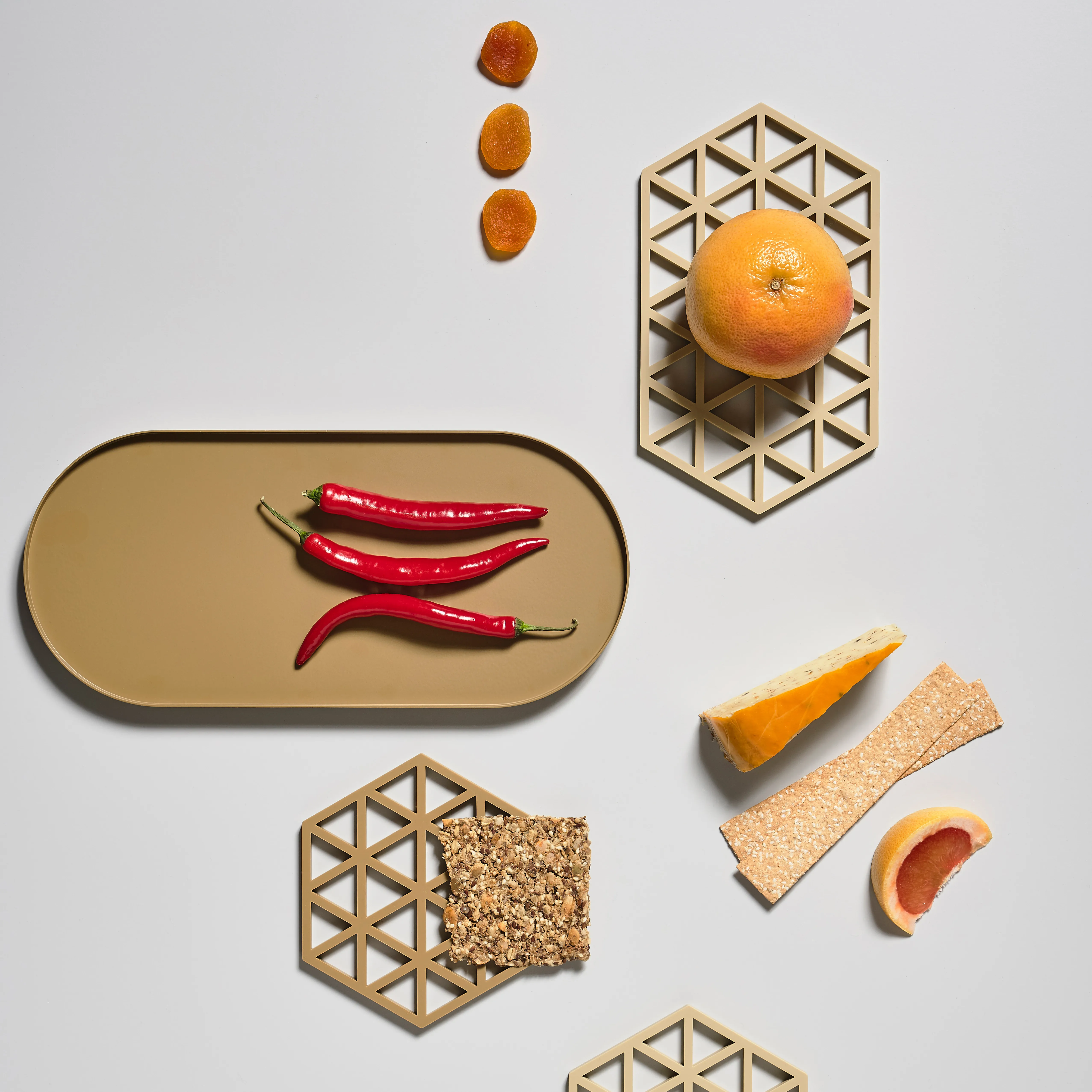 Zone Denmark | ゾーン デンマーク からのTriangles 鍋敷き 14x24 cm