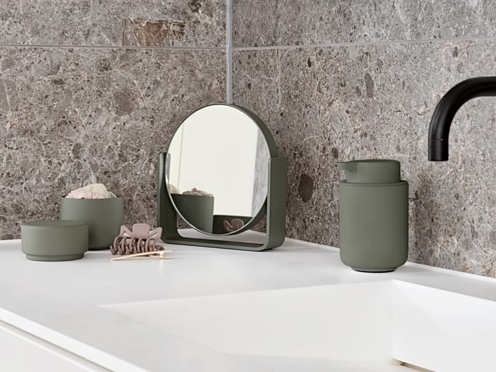 Ume テーブルミラー 5倍拡大鏡 19x19.5 cm, Olive green Zone Denmark | ゾーン デンマーク