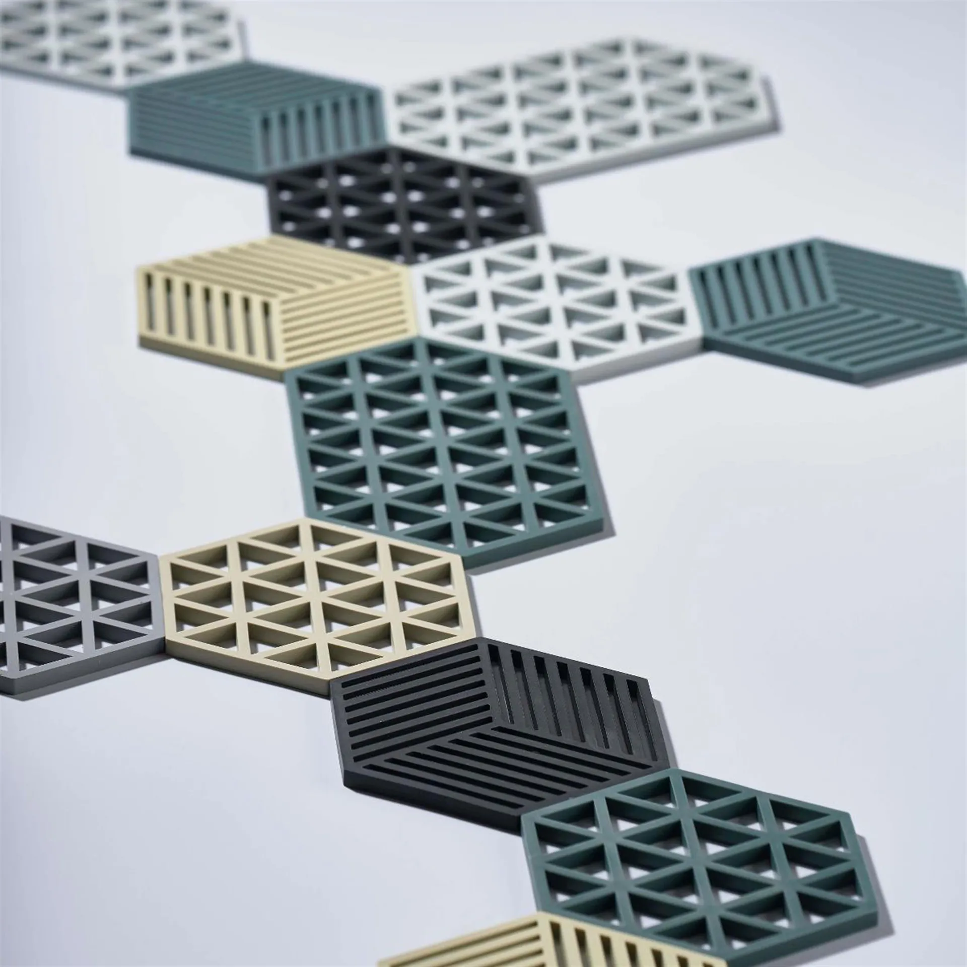 ヘキサゴン 鍋敷き, warm grey Zone Denmark | ゾーン デンマーク