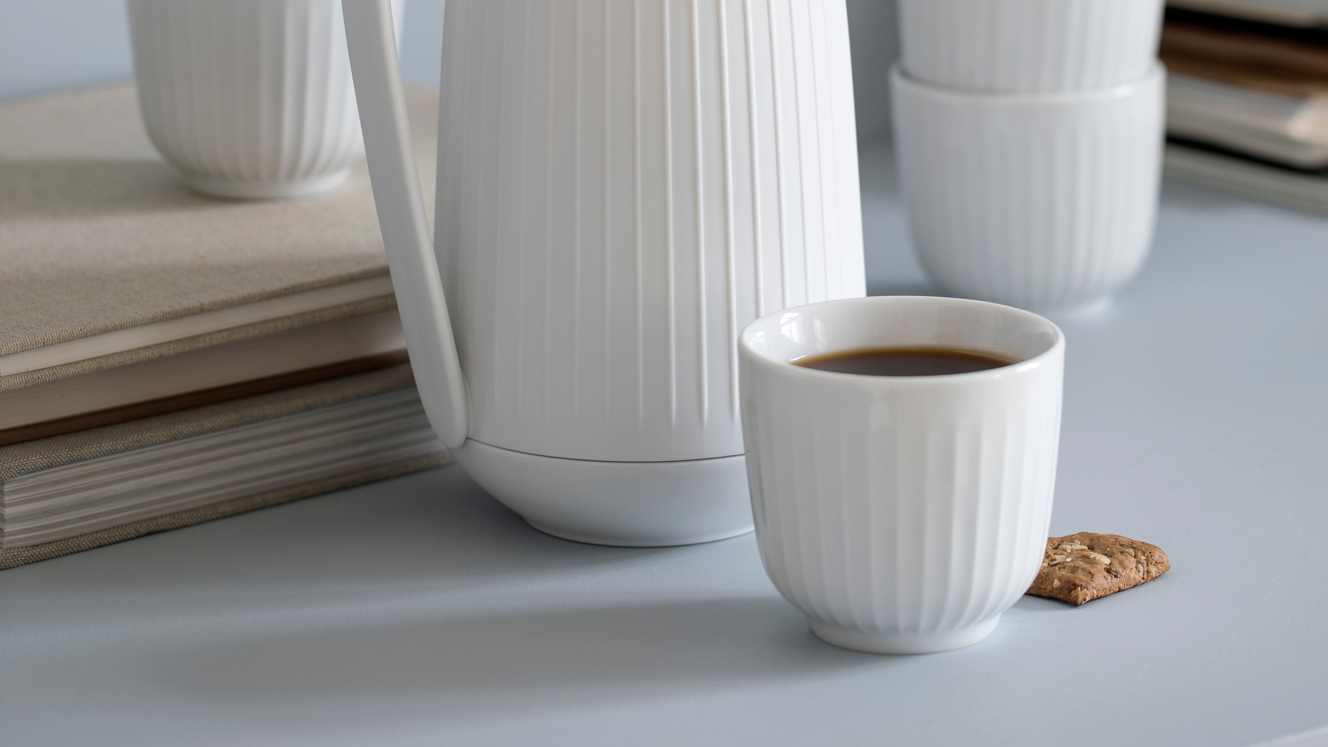 Amazon | Sweese 8オンス 磁器製 重ねられるカプチーノカップ